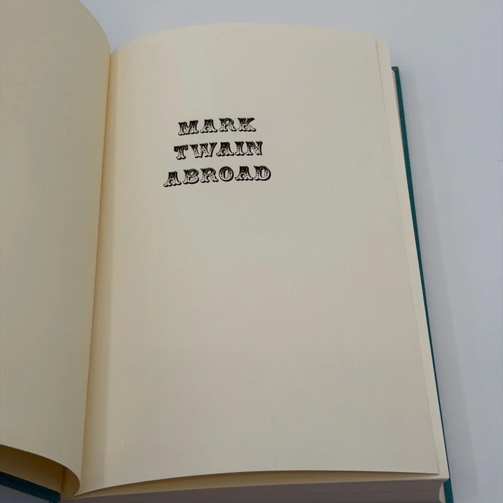 Mark Twain Abroad: The Cruise of the Quaker City by Dewey Ganzel (1st Ed, 1968)